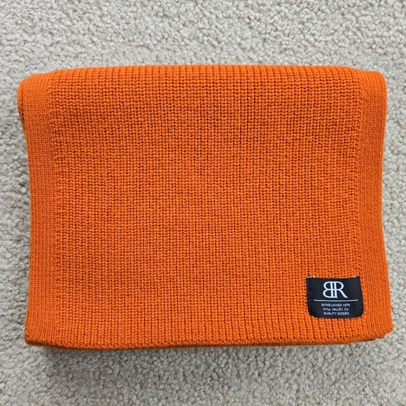 NWOT Banana Republic Orange Merino Scarf - Picture 1 of 7